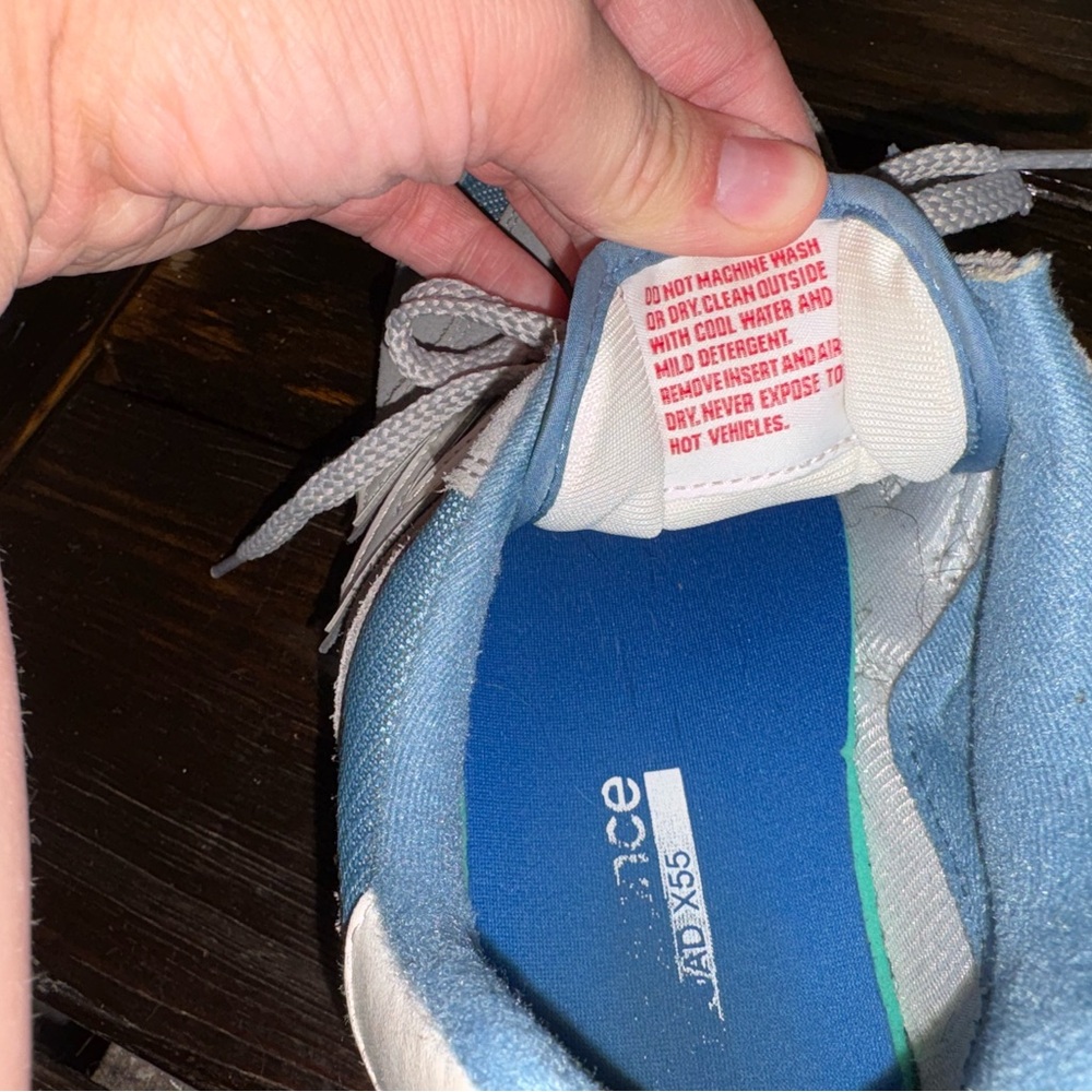 New Balance Blue and Gray 574 classic Shoes - Picture 5 of 5